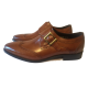 LEATHER SINGLE MONK SHOES 